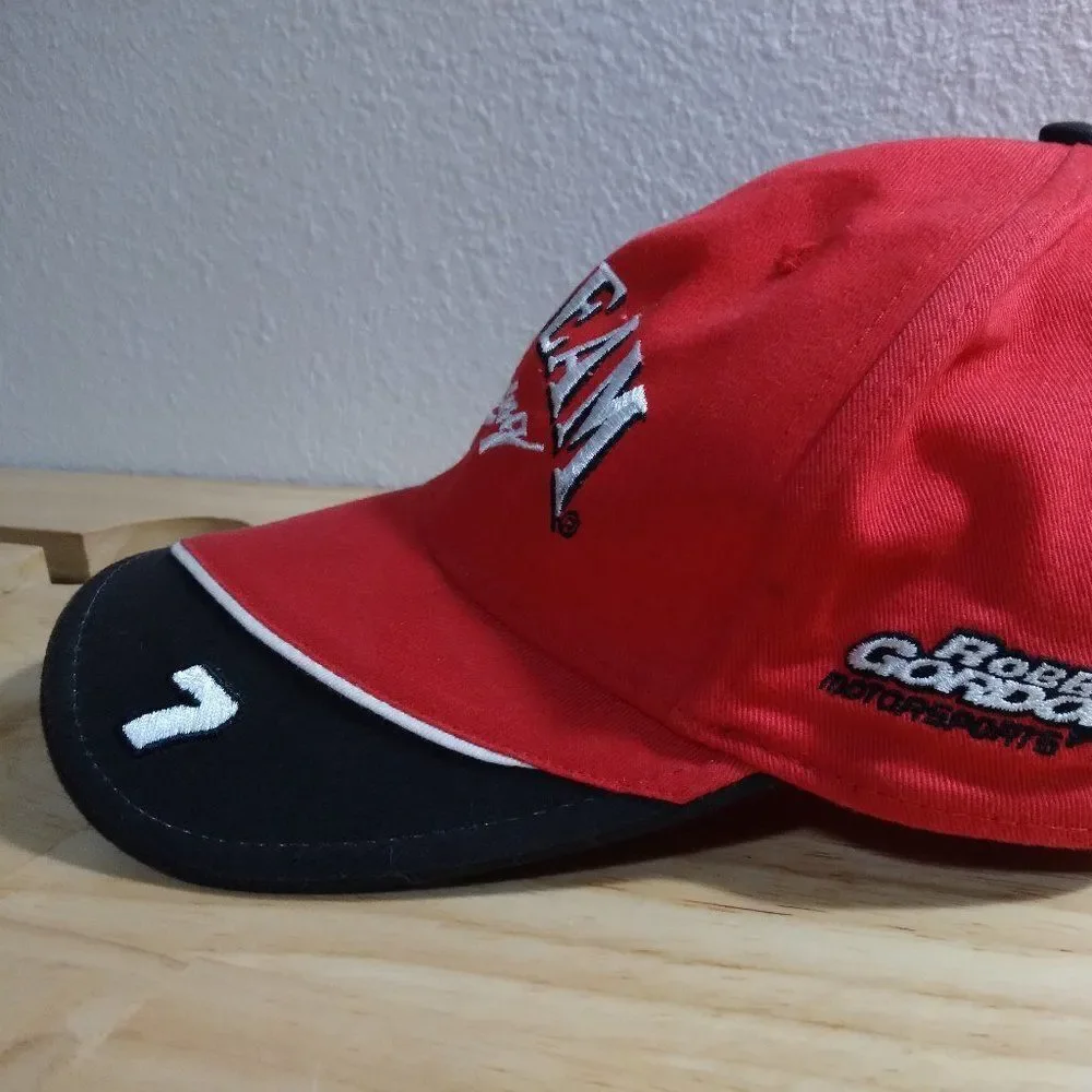 Robby Gordon Jim Beam Racing Strap Back Hat